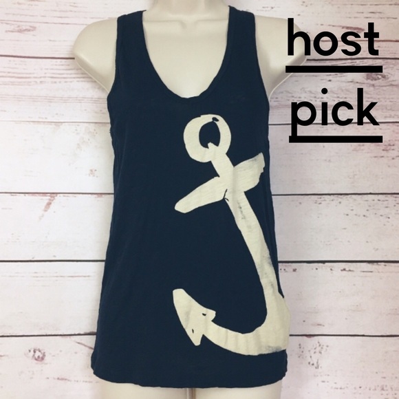 J. Crew Tops - SOLD J Crew Tissue Tee Tank Top Anchor XS